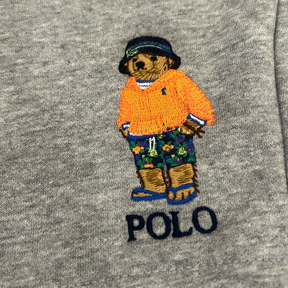 Polo Ralph Lauren Laguna Beach Bucket Hat Bear Fleece Shorts Blue Men’s S NWOT